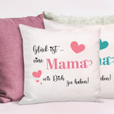 Kissen - Mama mit Herzen