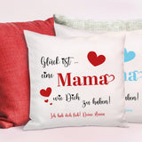 Kissen - Mama mit Herzen