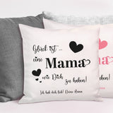 Kissen - Mama mit Herzen