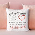 Kissen - Ich will dich!