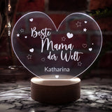 LED-Leuchte - Beste Mama mit Personalisierung