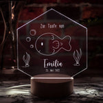 LED-Leuchte zur Taufe mit Personalisierung