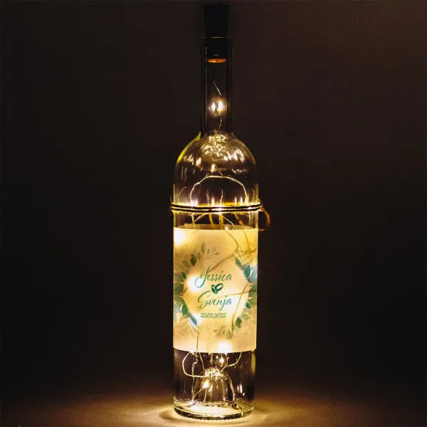 LED Flasche zur Hochzeit