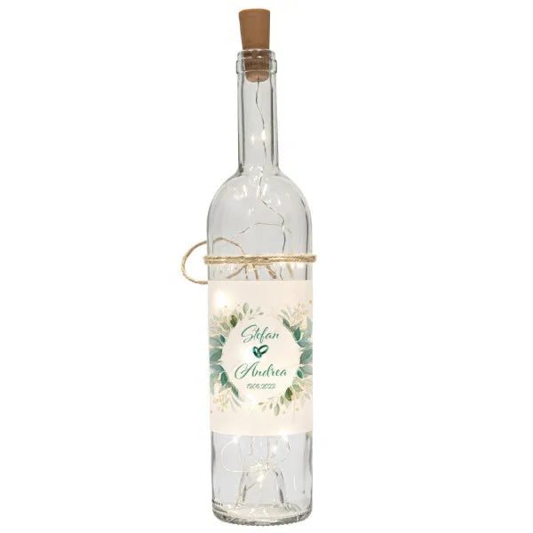 LED Flasche zur Hochzeit