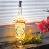 LED Flasche zur Silberhochzeit