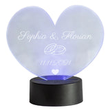 LED-Herzleuchte zur Hochzeit