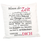Kissen - Nimm dir Zeit