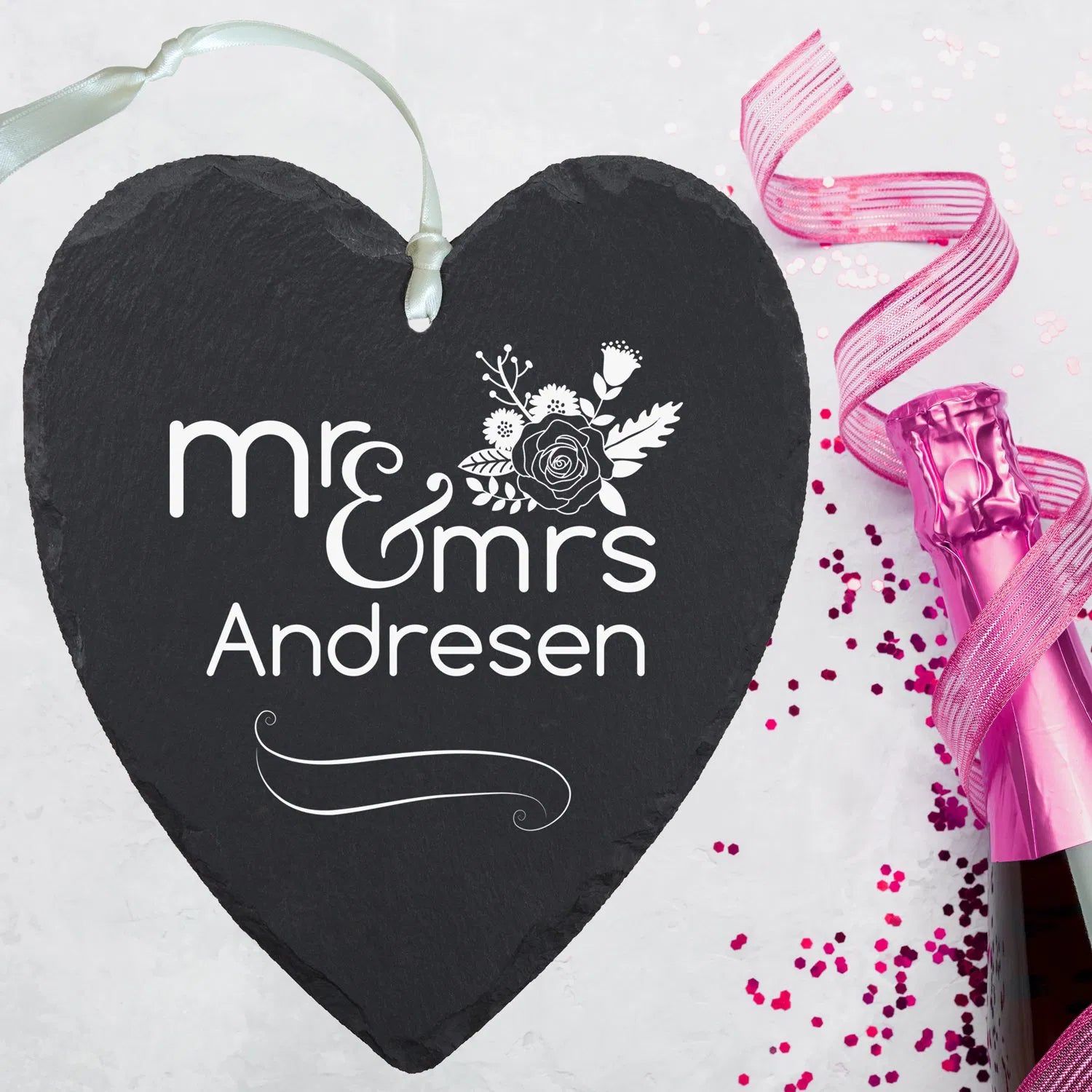 Schieferherz- Mr Mrs