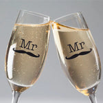 Sektglas-Set Hipster Mr&Mrs Mr & Mr