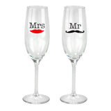 Sektglas-Set Hipster Mr&Mrs