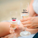 Sektglas-Set Hipster Mr&Mrs