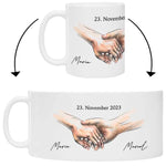 Tassen Set - Hand in Hand