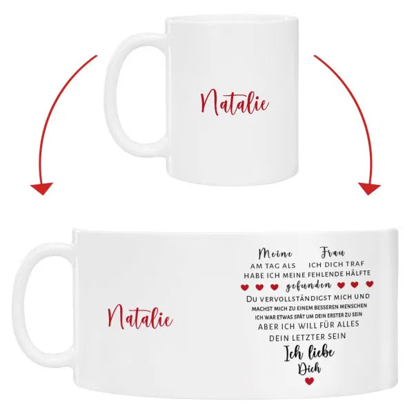 Tasse - Liebeserklärung mit Herz