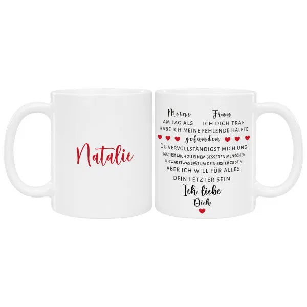 Tasse - Liebeserklärung mit Herz