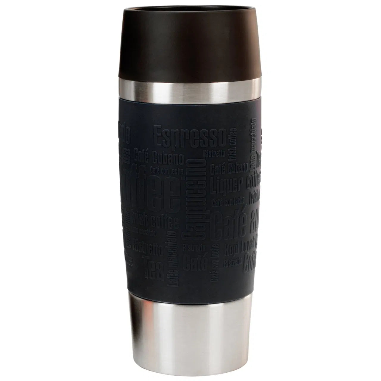 Thermobecher Emsa - Travel Mug auf Wunsch mit Gravur Schwarz