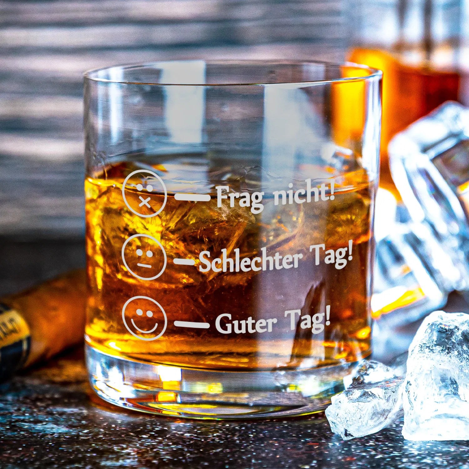 Whiskyglas - Smiley