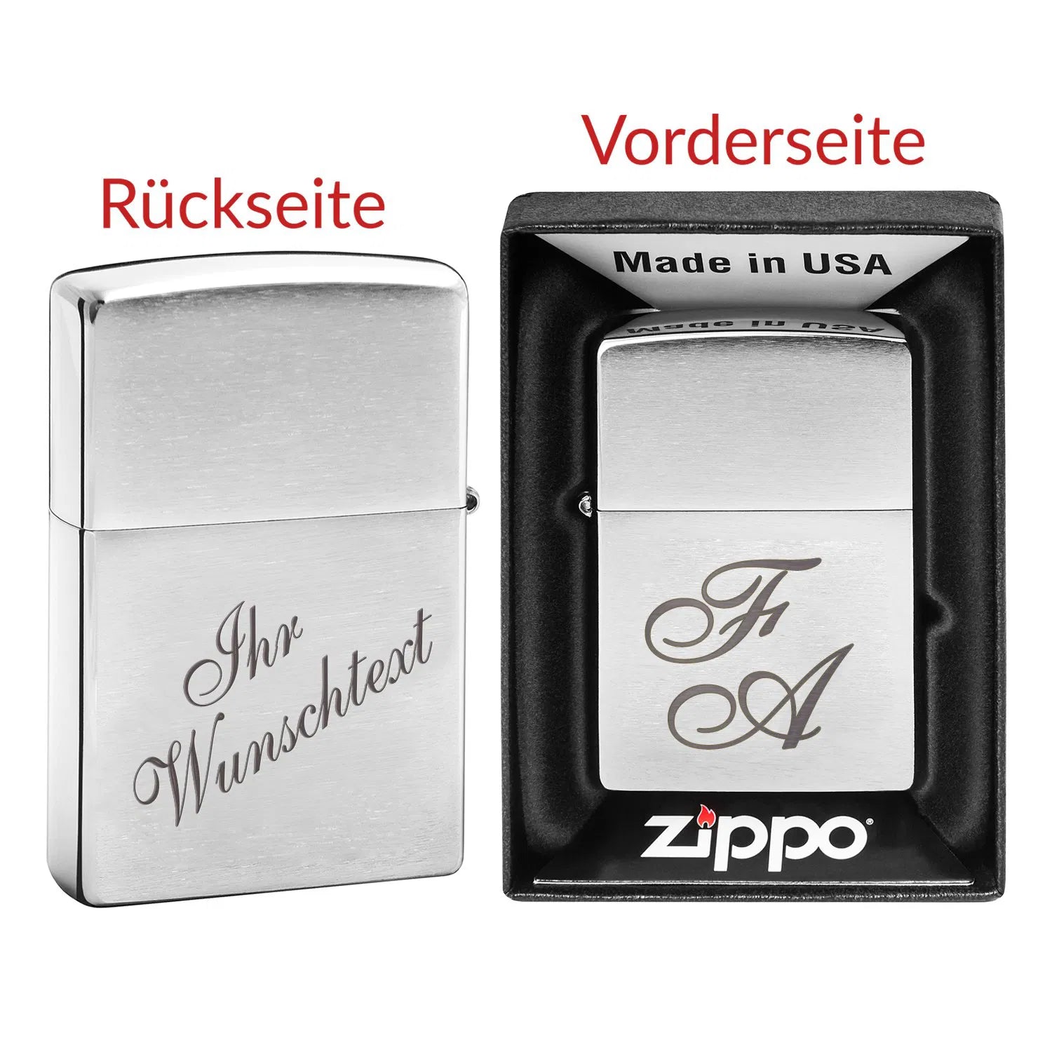 Zippo mit Wunschgravur