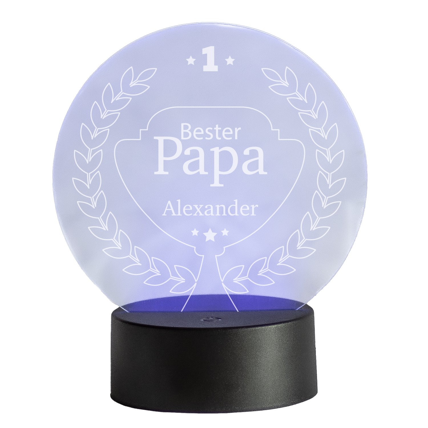 LED-Leuchte für Papa mit Personalisierung