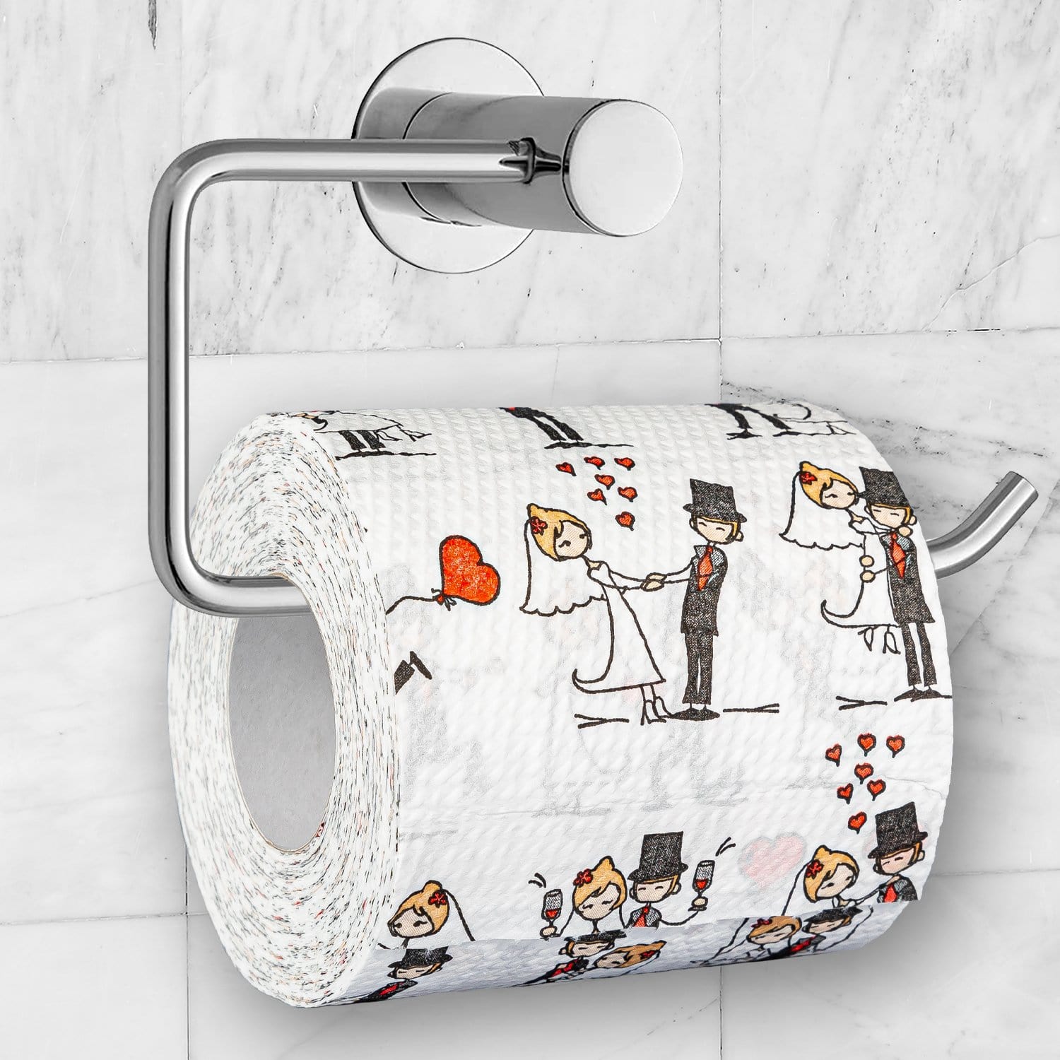 Toilettenpapier - Ehepaar