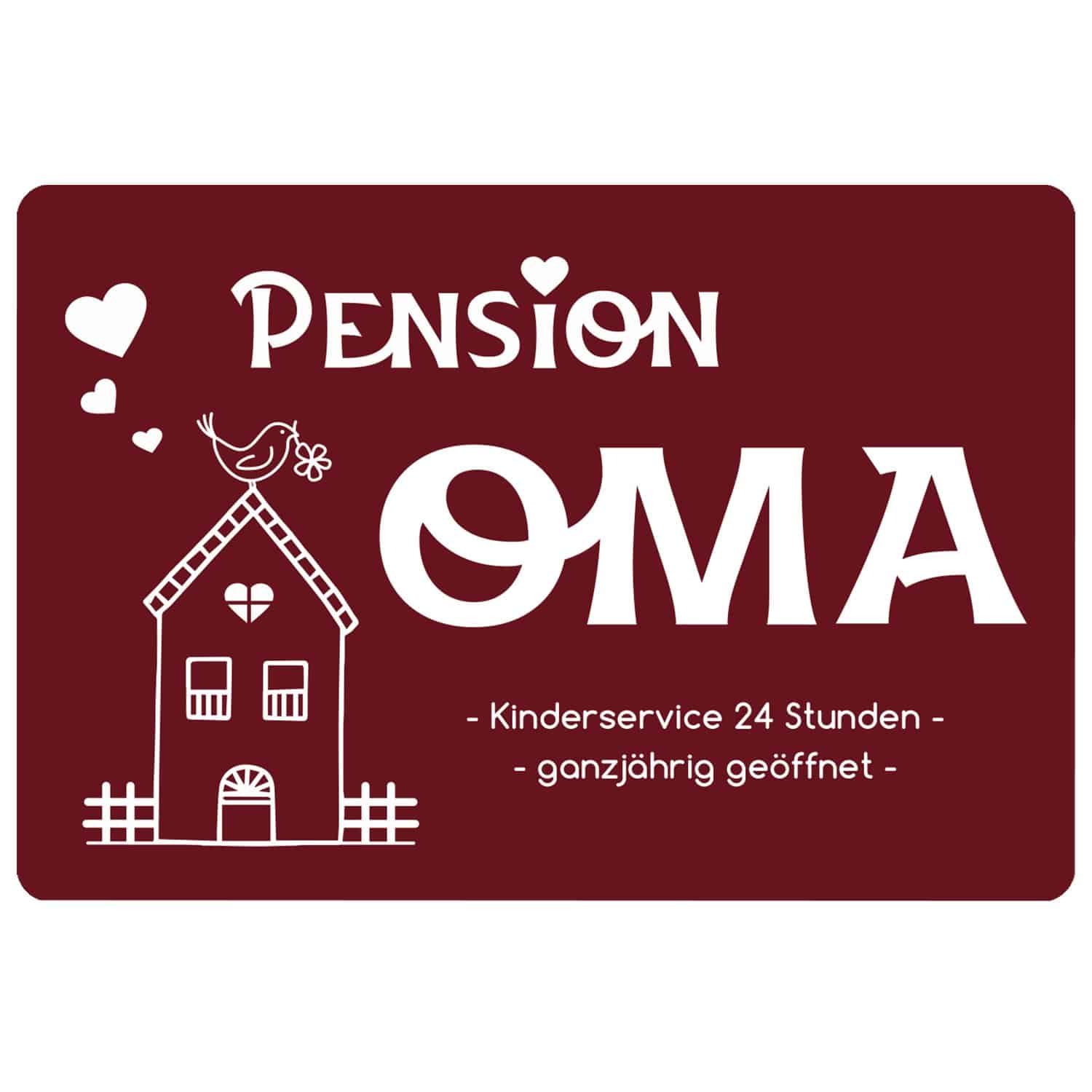 Fußmatte - Pension Oma & Opa