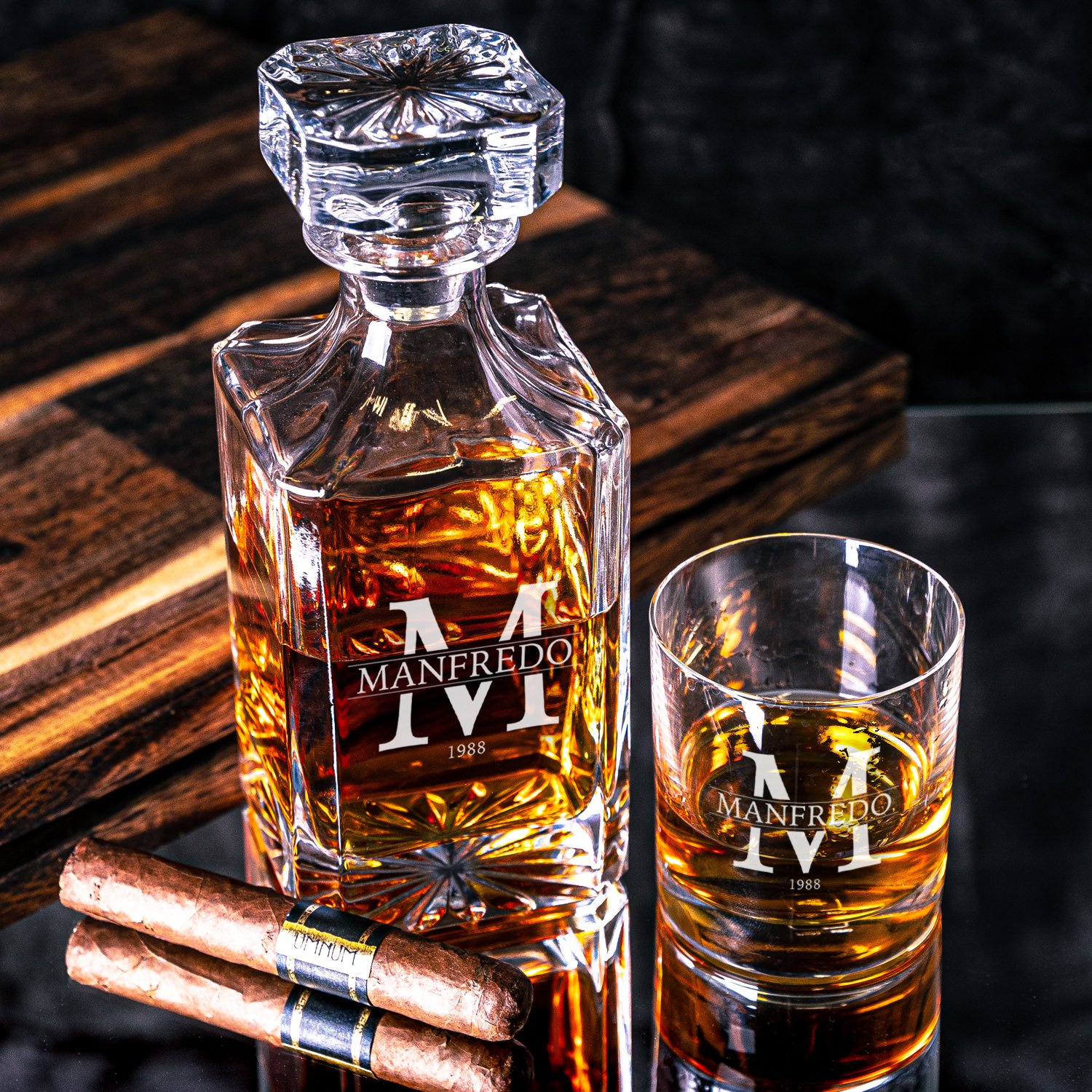Whiskykaraffe Luxus mit Personalisierung